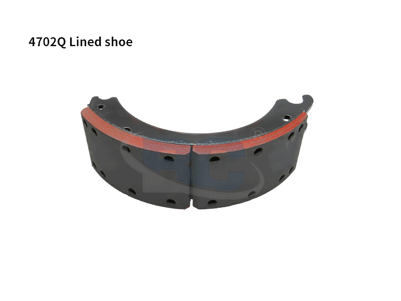 A Truck brake shoe that's specifically made for your vehicle's make